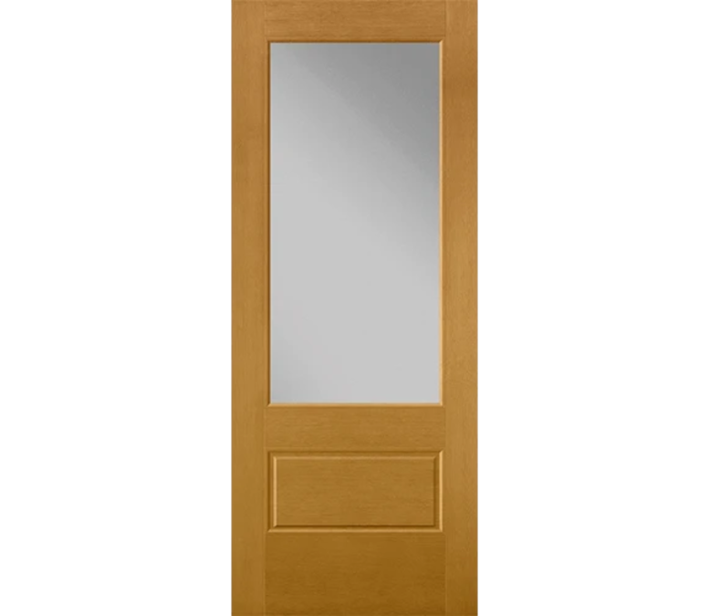 Virginia Beach 3 Quaters Light Fiberglass Entry Door