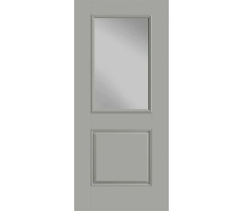 Virginia Beach Half Light 1 Panel Fiberglass Entry Door