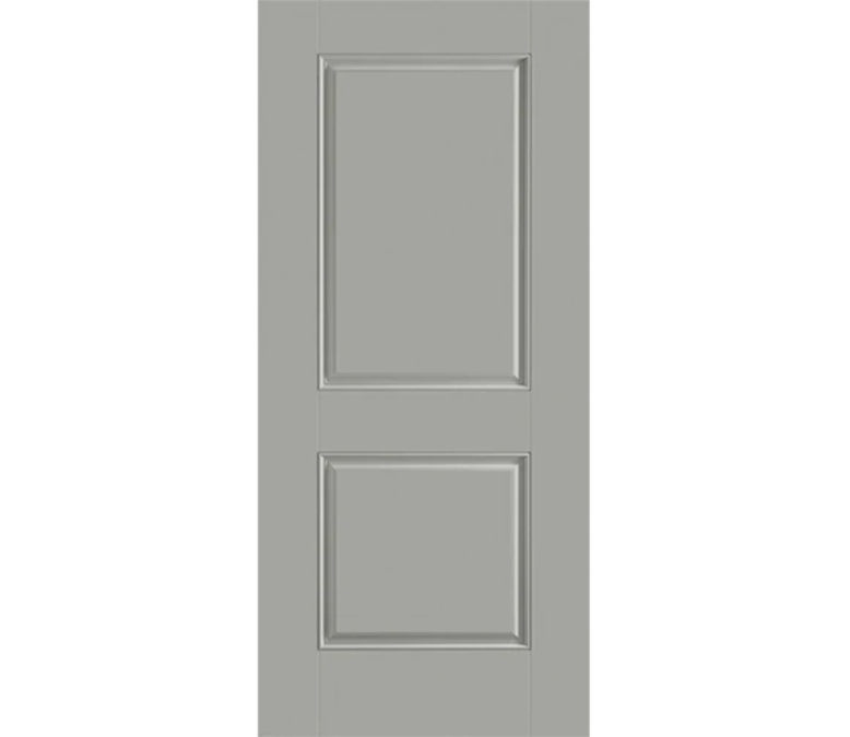 Virginia Beach Two Panel Square Fiberglass Entry Door